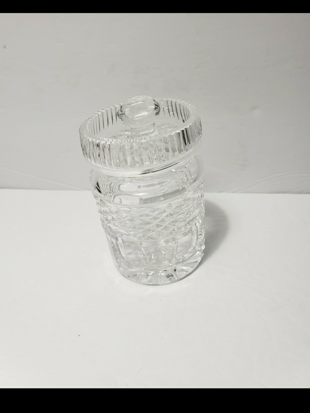 WATERFORD Crystal Jam & Honey Jar With Lid